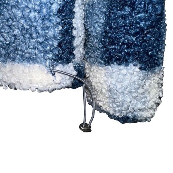 CBIANA blue and white fleece Full Zip Jacket - Picture 7 of 13